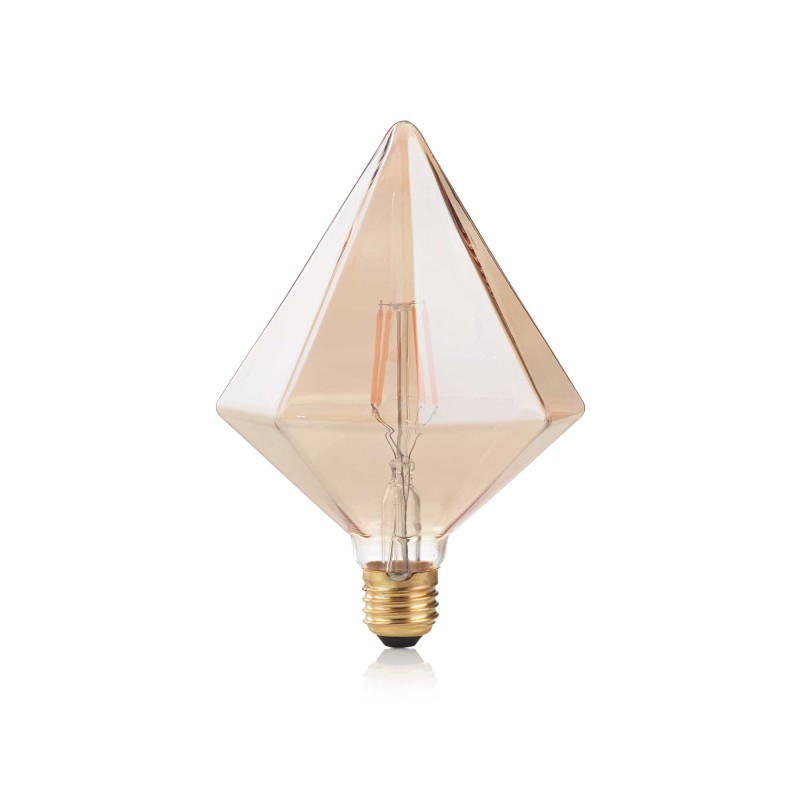 Ideal Lux E27 PYRAMID 4W 1800K AMBRA Mod. 201276 Lampadina