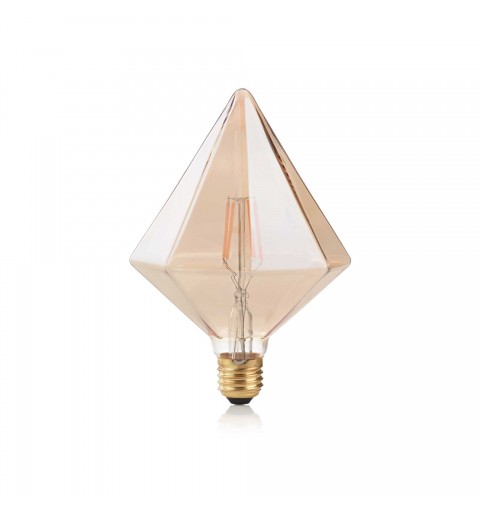 Ideal Lux E27 PYRAMID 4W 1800K AMBRA Mod. 201276 Lampadina