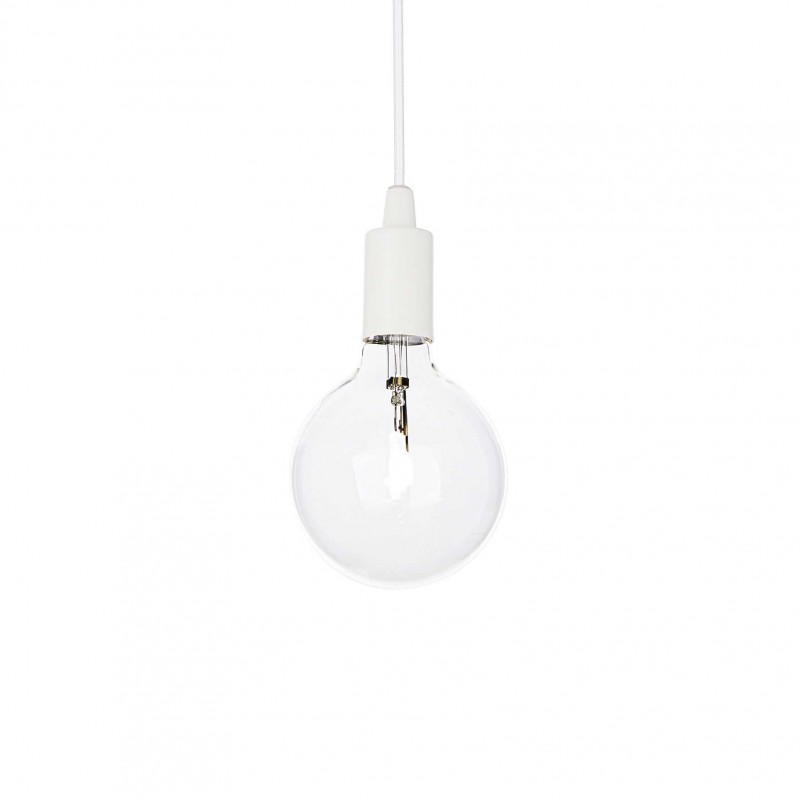 Ideal Lux EDISON SP1 BIANCO Mod. 113302 Lampada A Sospensione 1 Luce