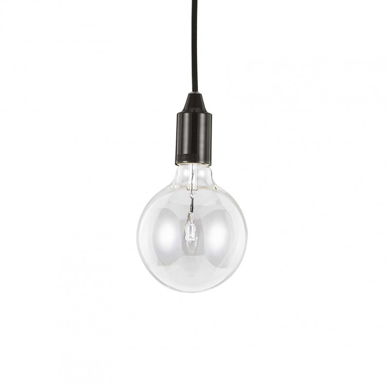 Ideal Lux EDISON SP1 NERO Mod. 113319 Lampada A Sospensione 1 Luce