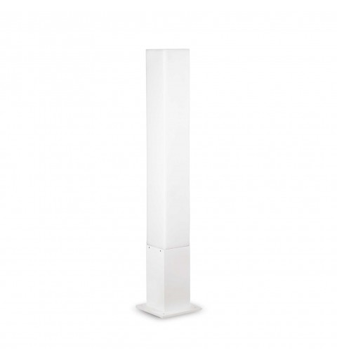 Ideal Lux EDO OUTDOOR PT1 SQUARE BIANCO Mod. 142999 Lampada Da Terra 1 Luce