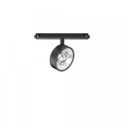 Ideal Lux EGO TRACK FLAT SINGLE 09W 3000K 1-10V BK Mod. 303727 Sistema Lineare 1 Luce