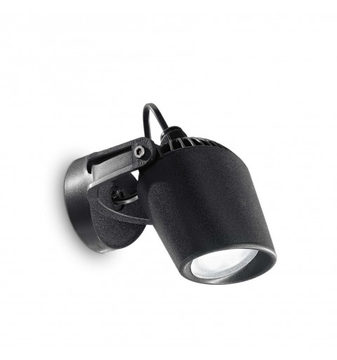 Ideal Lux ELIO AP1 NERO Mod. 096476 Lampada Da Parete 1 Luce