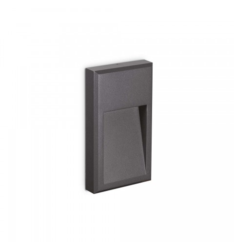 Ideal Lux FEBE-2 AP ANTRACITE 3000K Mod. 268354 Lampada Da Parete 1 Luce
