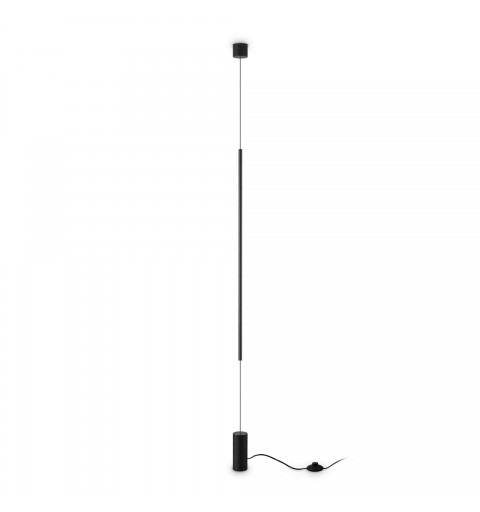 Ideal Lux FILO PT NERO Mod. 301068 Lampada Da Parete 1 Luce