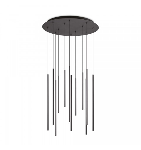 Ideal Lux FILO SP12 NERO Mod. 263434 Lampada A Sospensione 12 Luci