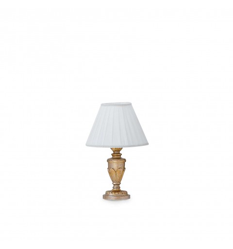 Ideal Lux FIRENZE TL1 ORO Mod. 020853 Lampada Da Tavolo 1 Luce