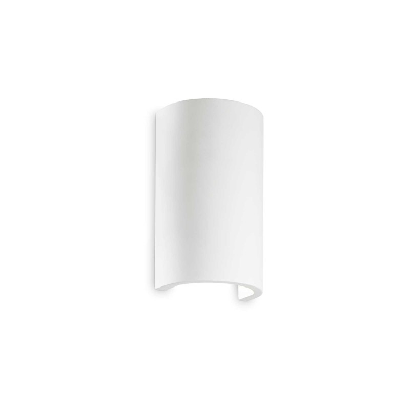 Ideal Lux FLASH GESSO AP1 ROUND Mod. 214696 Lampada Da Parete 1 Luce