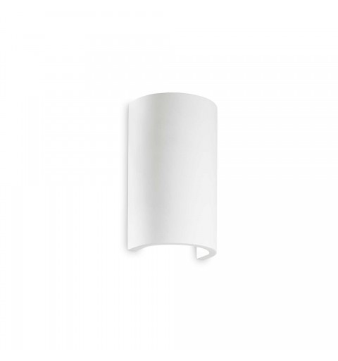 Ideal Lux FLASH GESSO AP1 ROUND Mod. 214696 Lampada Da Parete 1 Luce