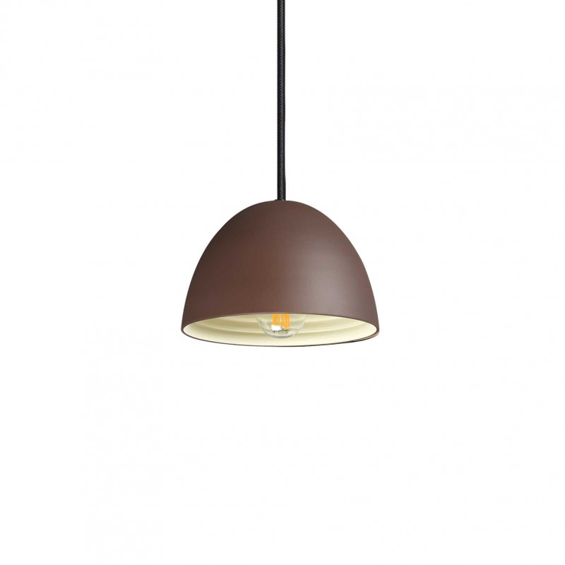 Ideal Lux FOLK SP1 D18 COFFEE Mod. 174204 Lampada A Sospensione 1 Luce