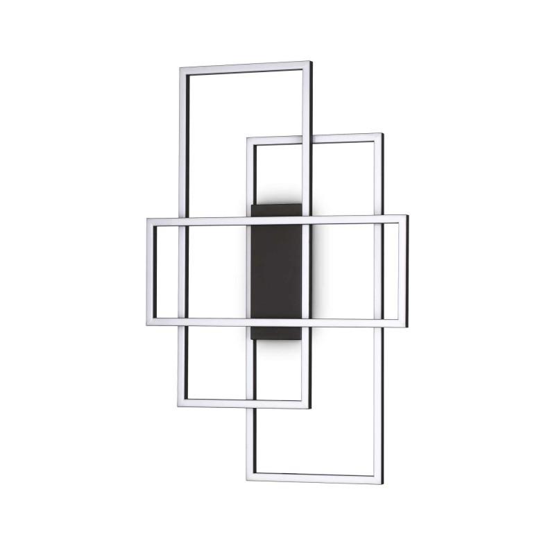 Ideal Lux FRAME PL RETTANGOLO NERO Mod. 270661 Lampada Da Soffitto 1 Luce