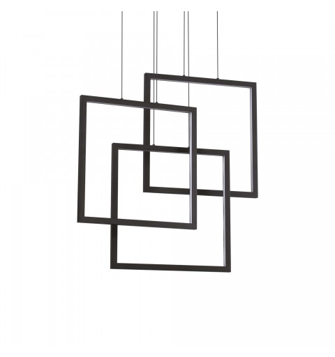 Ideal Lux FRAME SP QUADRATO NERO Mod. 269375 Lampada A Sospensione 1 Luce