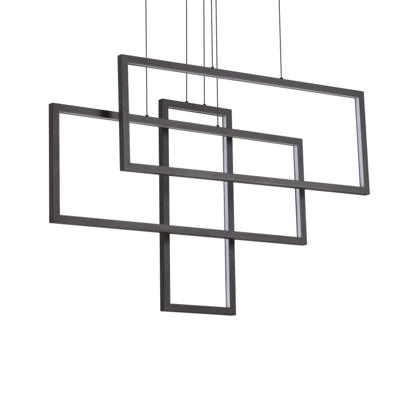 Ideal Lux FRAME SP RETTANGOLO NERO Mod. 269382 Lampada A Sospensione 1 Luce