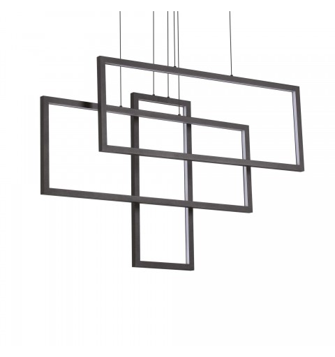 Ideal Lux FRAME SP RETTANGOLO NERO Mod. 269382 Lampada A Sospensione 1 Luce