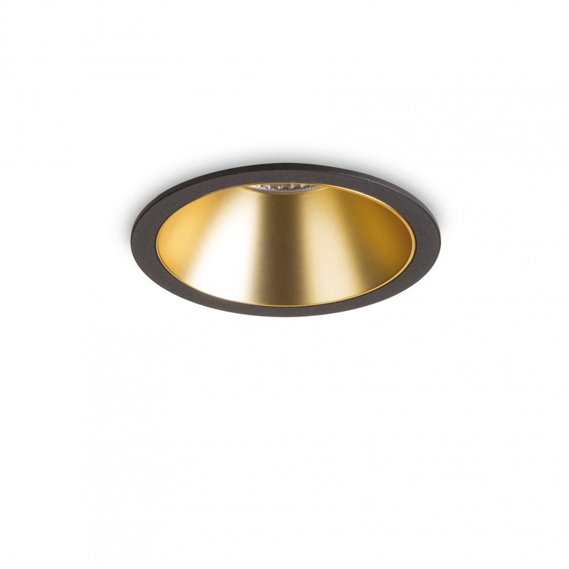 Ideal Lux GAME TRIM ROUND 11W 3000K BK GD Mod. 192345 Lampada Da Incasso 1 Luce