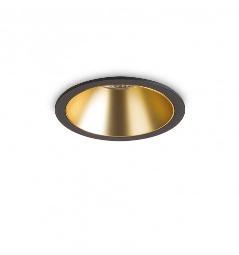 Ideal Lux GAME TRIM ROUND 11W 3000K BK GD Mod. 192345 Lampada Da Incasso 1 Luce