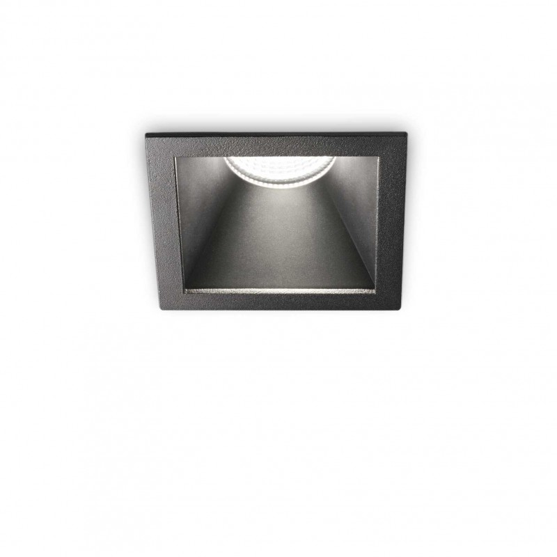 Ideal Lux GAME TRIM SQUARE 11W 2700K BK BK Mod. 285436 Lampada Da Incasso 1 Luce