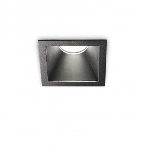 Ideal Lux GAME TRIM SQUARE 11W 3000K BK BK Mod. 192383 Lampada Da Incasso 1 Luce