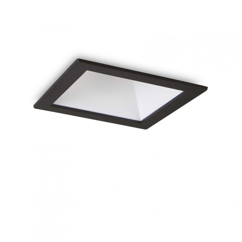 Ideal Lux GAME TRIM SQUARE 11W 3000K BK WH Mod. 192406 Lampada Da Incasso 1 Luce