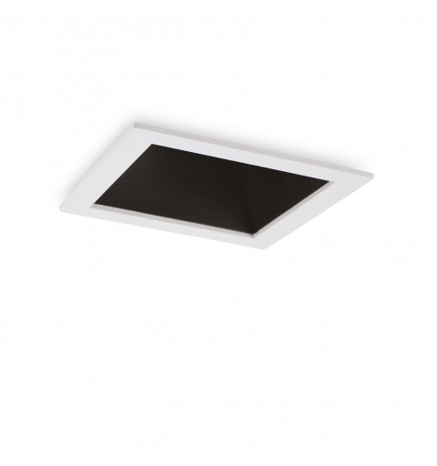 Ideal Lux GAME TRIM SQUARE 11W 3000K WH BK Mod. 192352 Lampada Da Incasso 1 Luce