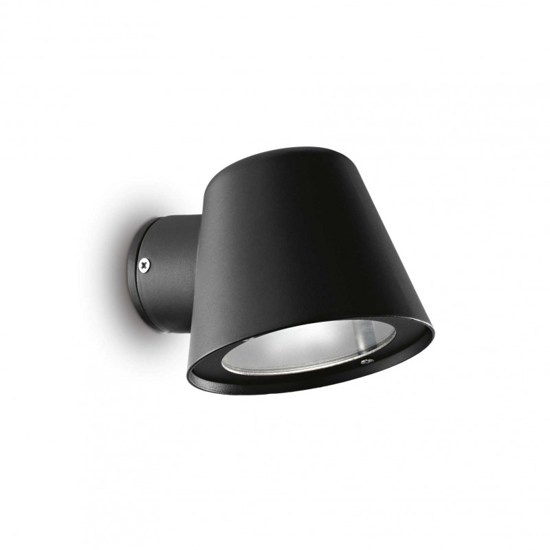 Ideal Lux GAS AP1 NERO Mod. 020228 Lampada Da Parete 1 Luce