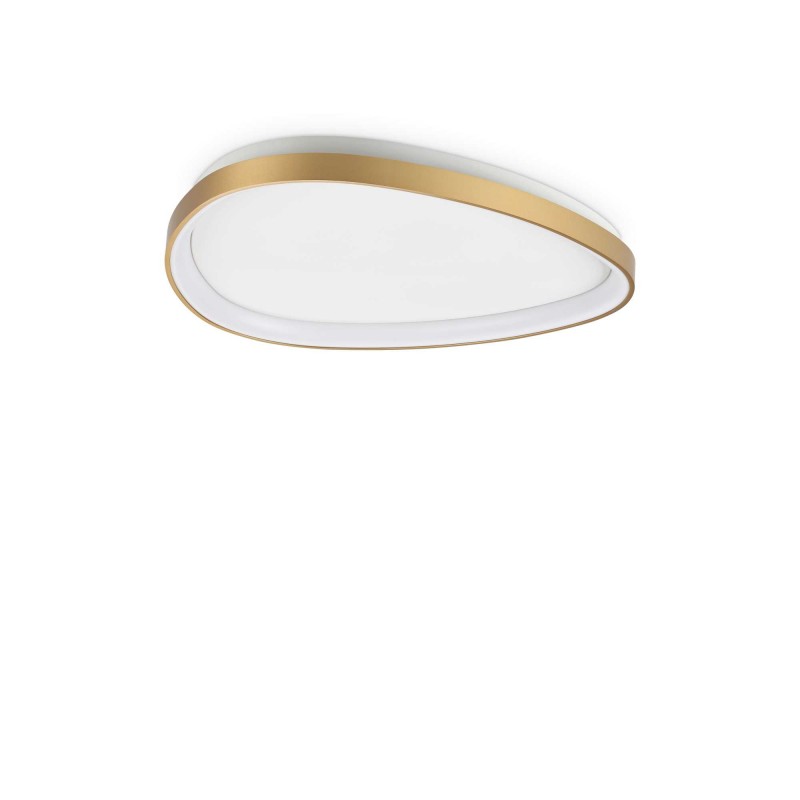 Ideal Lux GEMINI PL D061 DALI/PUSH OTTONE Mod. 328966 Lampada Da Soffitto 1 Luce