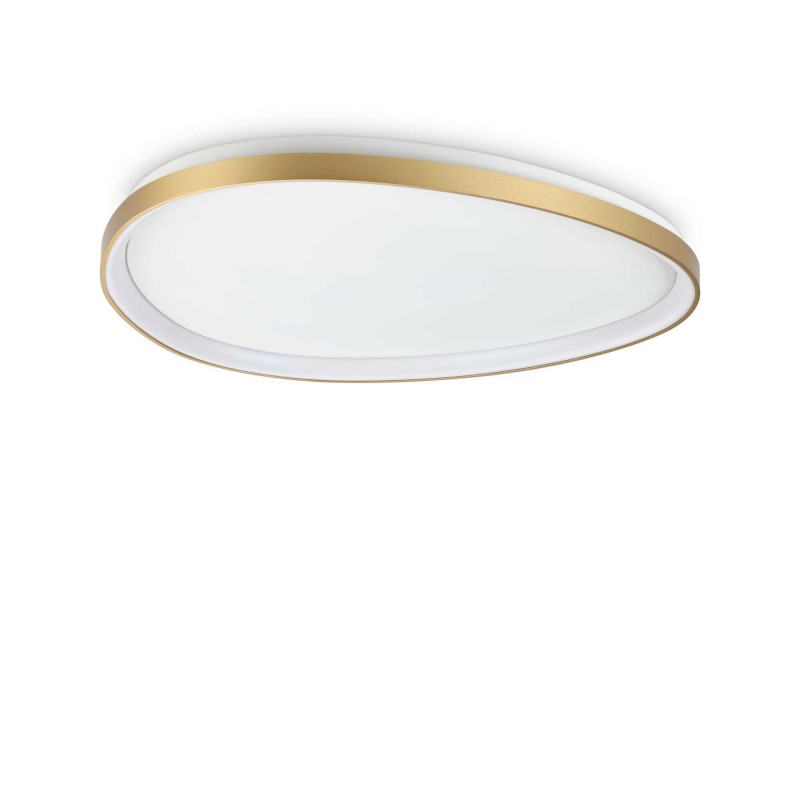 Ideal Lux GEMINI PL D081 ON-OFF OTTONE Mod. 328096 Lampada Da Soffitto 1 Luce