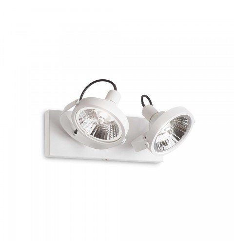 Ideal Lux GLIM PL2 BIANCO Mod. 200200 Lampada Da Soffitto 2 Luci