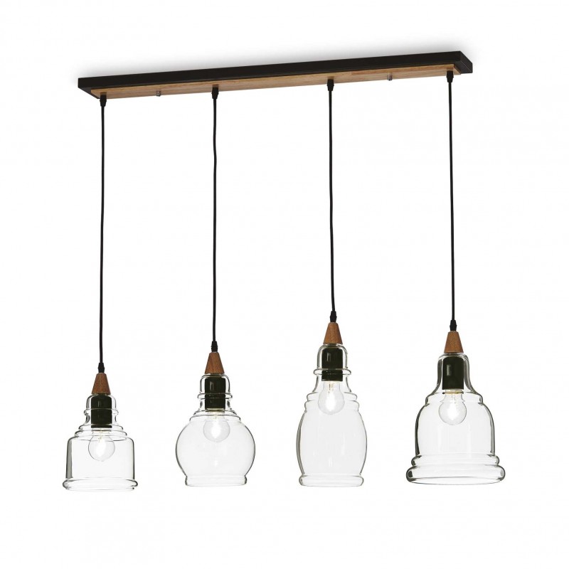 Ideal Lux GRETEL SP4 Mod. 122557 Lampada A Sospensione 4 Luci