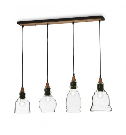 Ideal Lux GRETEL SP4 Mod. 122557 Lampada A Sospensione 4 Luci