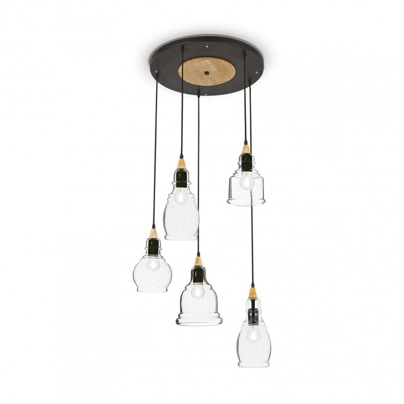 Ideal Lux GRETEL SP5 Mod. 103174 Lampada A Sospensione 5 Luci