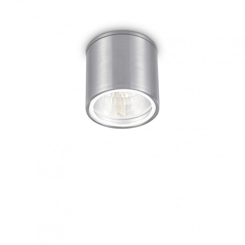 Ideal Lux GUN PL1 ALLUMINIO Mod. 092324 Lampada Da Soffitto 1 Luce