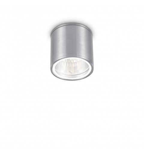 Ideal Lux GUN PL1 ALLUMINIO Mod. 092324 Lampada Da Soffitto 1 Luce