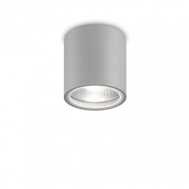 Ideal Lux GUN PL1 GRIGIO Mod. 163642 Lampada Da Soffitto 1 Luce