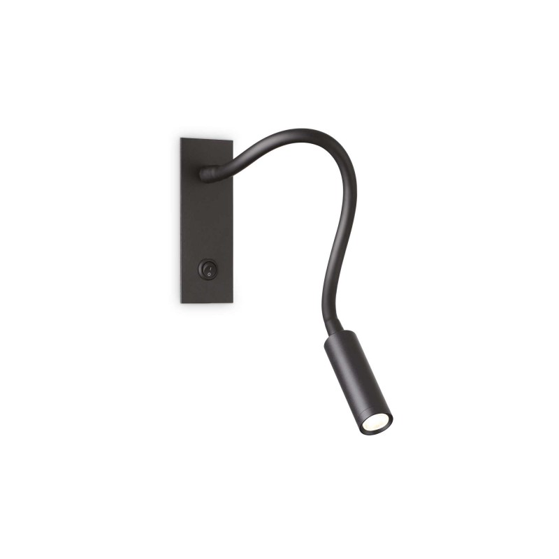 Ideal Lux IO AP NERO Mod. 272030 Lampada Da Parete 1 Luce Ideal Lux IO AP NERO Mod. 272030 Lampada Da Parete 1 Luce