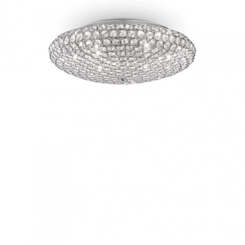 Ideal Lux KING PL9 CROMO Mod. 073255 Lampada Da Soffitto 9 Luci