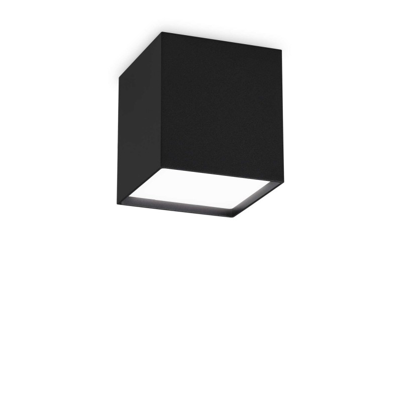 Ideal Lux KUBIKO PL NERO Mod. 303314 Lampada Da Soffitto 1 Luce