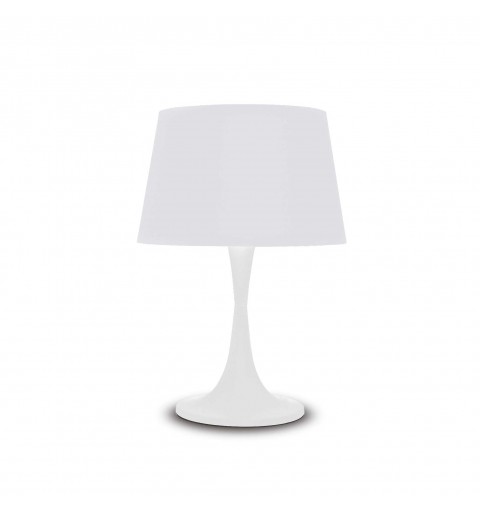 Ideal Lux LONDON TL1 BIG BIANCO Mod. 110448 Lampada Da Tavolo 1 Luce