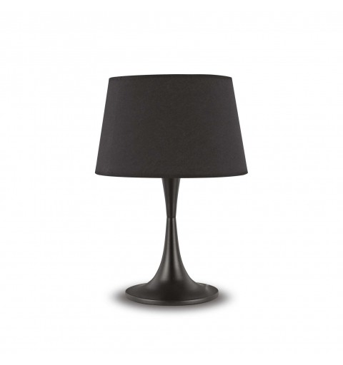 Ideal Lux LONDON TL1 BIG NERO Mod. 110455 Lampada Da Tavolo 1 Luce