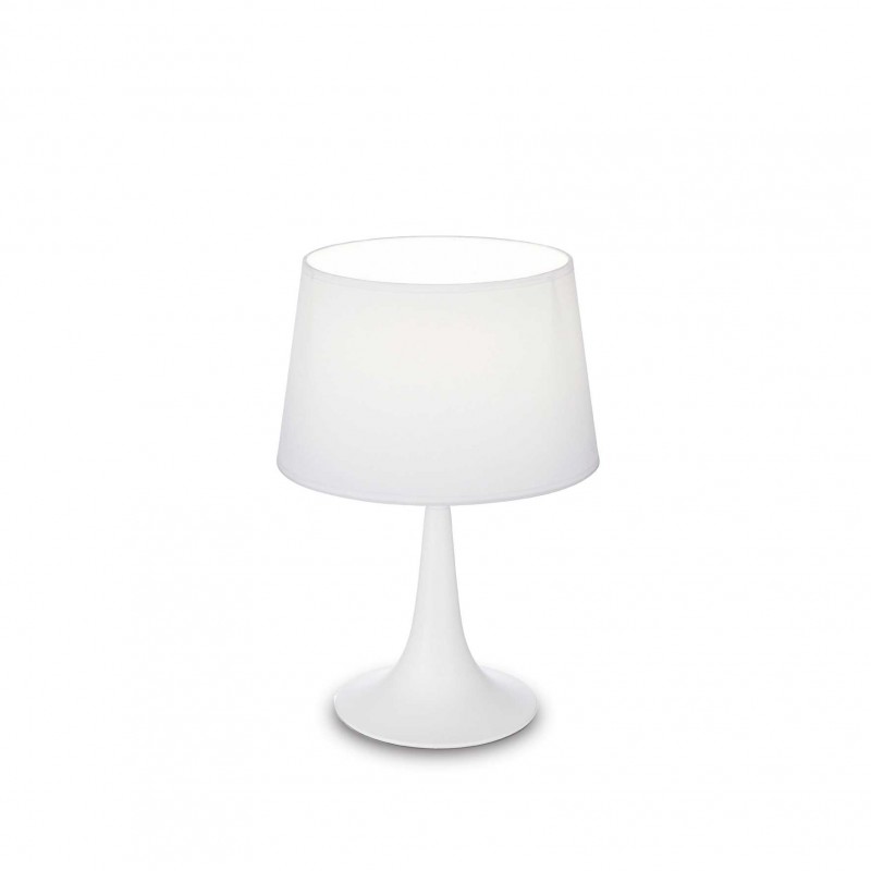 Ideal Lux LONDON TL1 SMALL BIANCO Mod. 110530 Lampada Da Tavolo 1 Luce