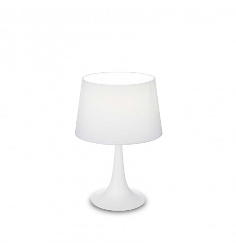 Ideal Lux LONDON TL1 SMALL BIANCO Mod. 110530 Lampada Da Tavolo 1 Luce