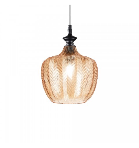 Ideal Lux LORD SP1 AMBRA Mod. 263656 Lampada A Sospensione 1 Luce
