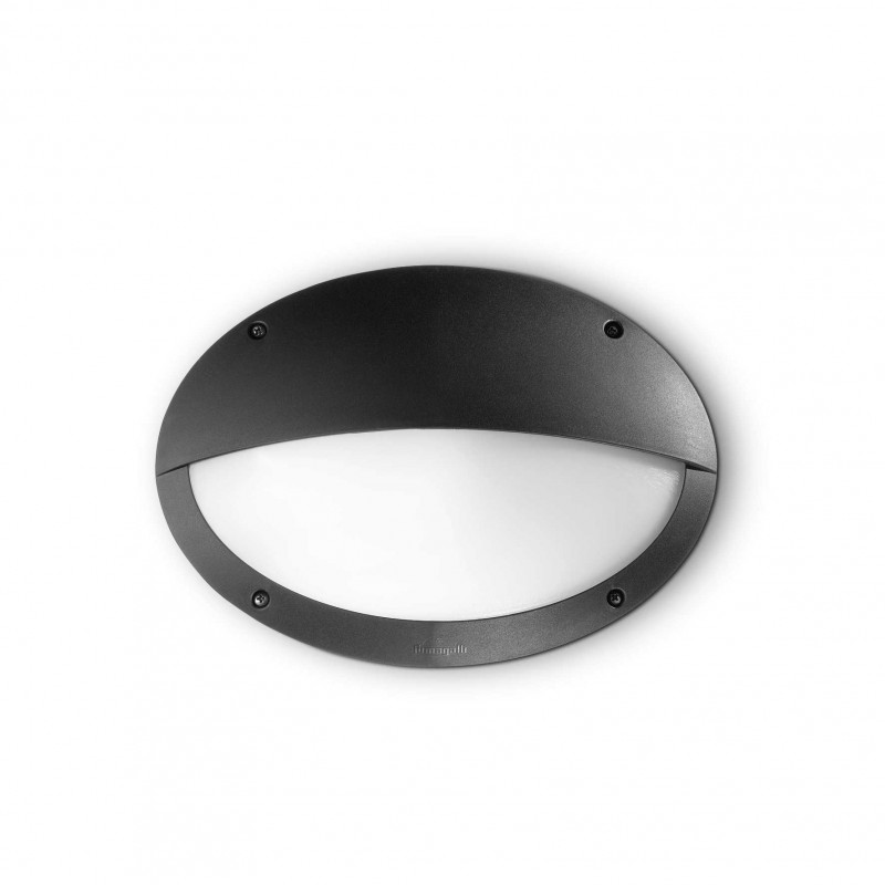 Ideal Lux MEDEA-2 AP1 NERO Mod. 096728 Lampada Da Parete 1 Luce