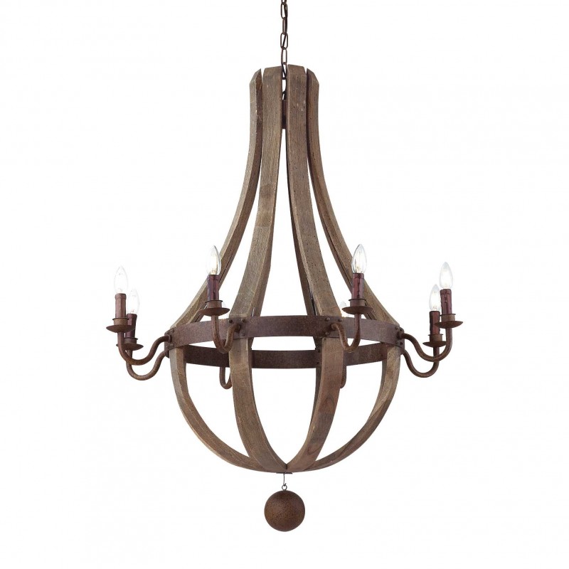 Ideal Lux MILLENNIUM SP8 Mod. 129709 Lampada A Sospensione 8 Luci Ideal Lux MILLENNIUM SP8 Mod. 129709 Lampada A Sospensione 8 Luci