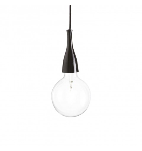 Ideal Lux MINIMAL SP1 NERO Mod. 009407 Lampada A Sospensione 1 Luce