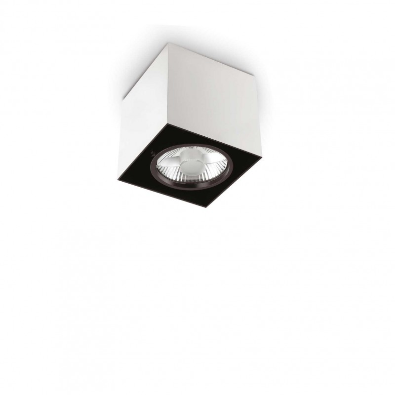 Ideal Lux MOOD PL1 D09 SQUARE BIANCO Mod. 140902 Lampada Da Soffitto 1 Luce