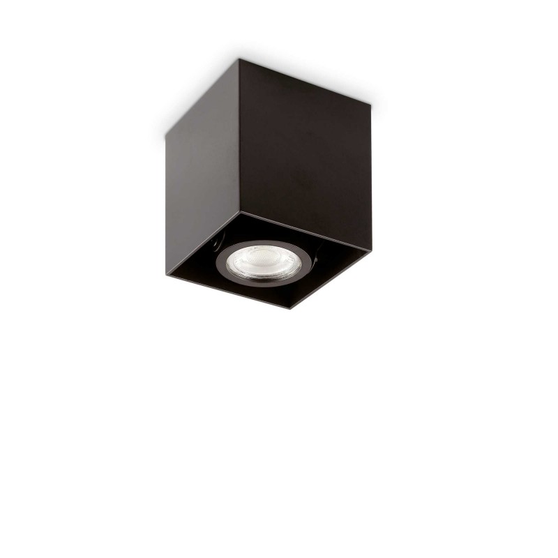 Ideal Lux MOOD PL1 D09 SQUARE NERO Mod. 243948 Lampada Da Soffitto 1 Luce