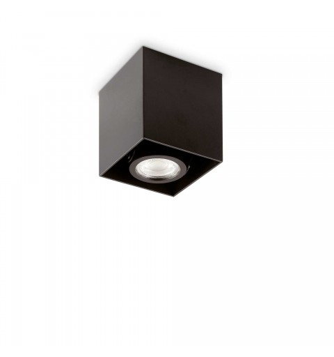 Ideal Lux MOOD PL1 D09 SQUARE NERO Mod. 243948 Lampada Da Soffitto 1 Luce