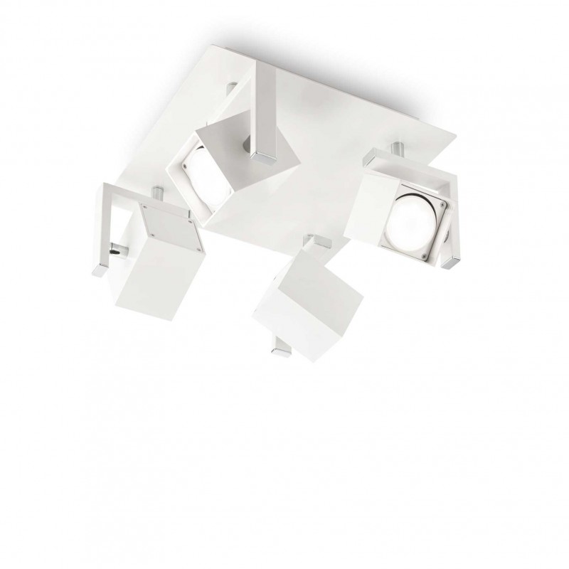 Ideal Lux MOUSE PL4 BIANCO Mod. 073583 Lampada Da Soffitto 4 Luci