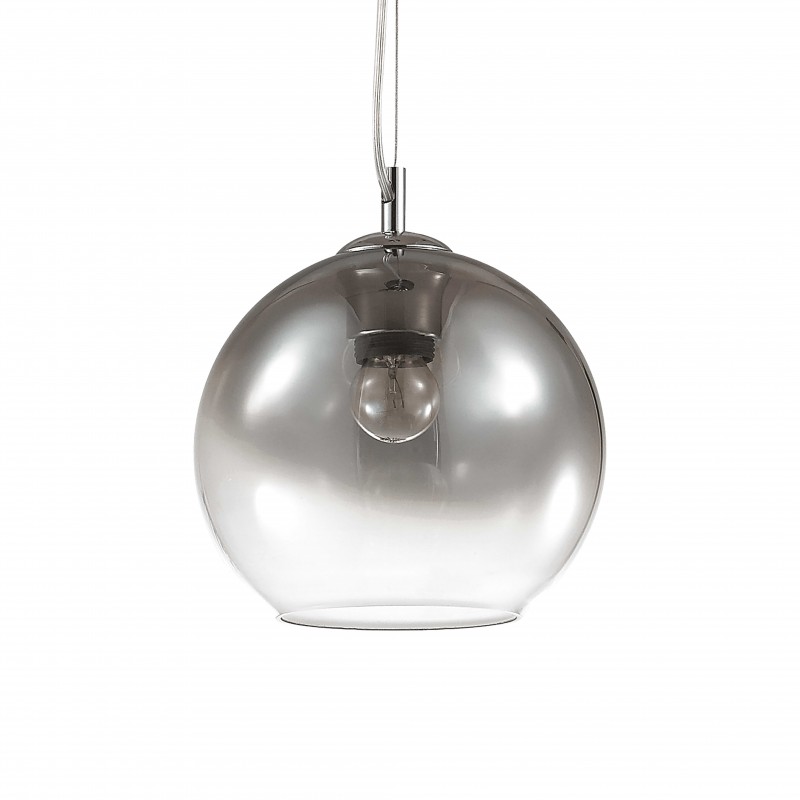 Ideal Lux NEMO SP1 D20 CROMO SFUMATO Mod. 149585 Lampada A Sospensione 1 Luce